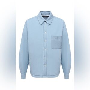 Jacquemus Light Blue Quilted Shirt Jacket